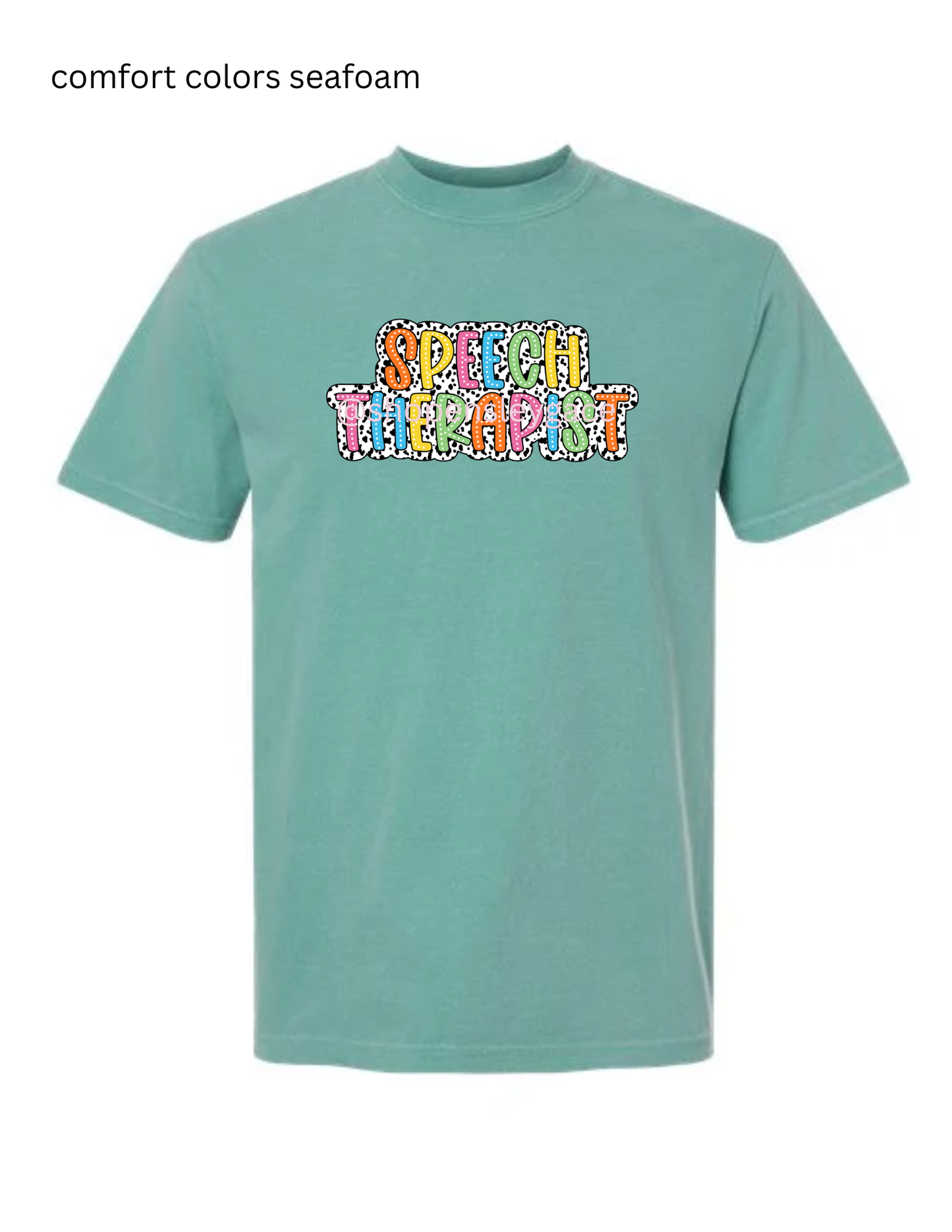 Speech Therapist Dalmatian Tee