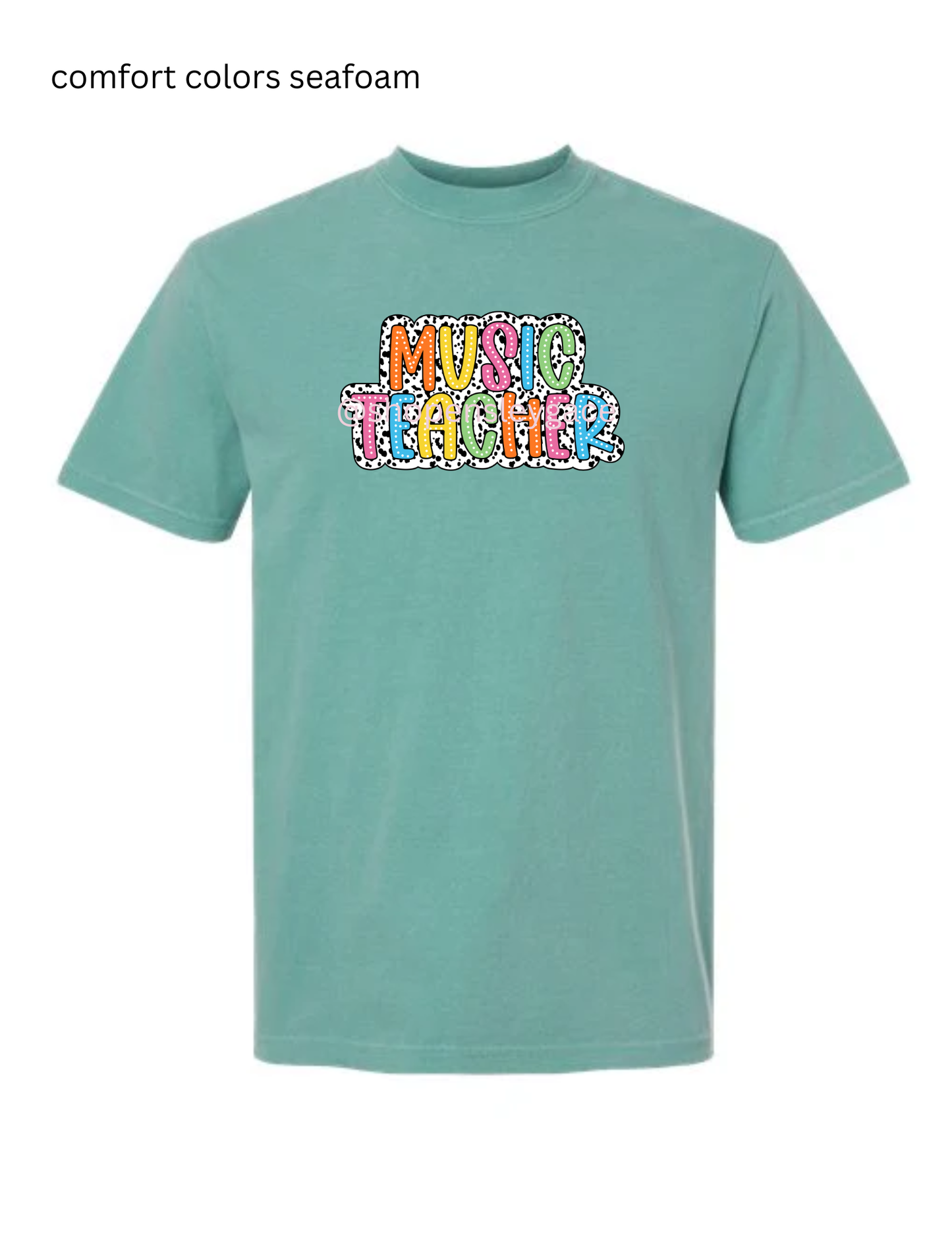 Music Teacher Dalmatian Tee