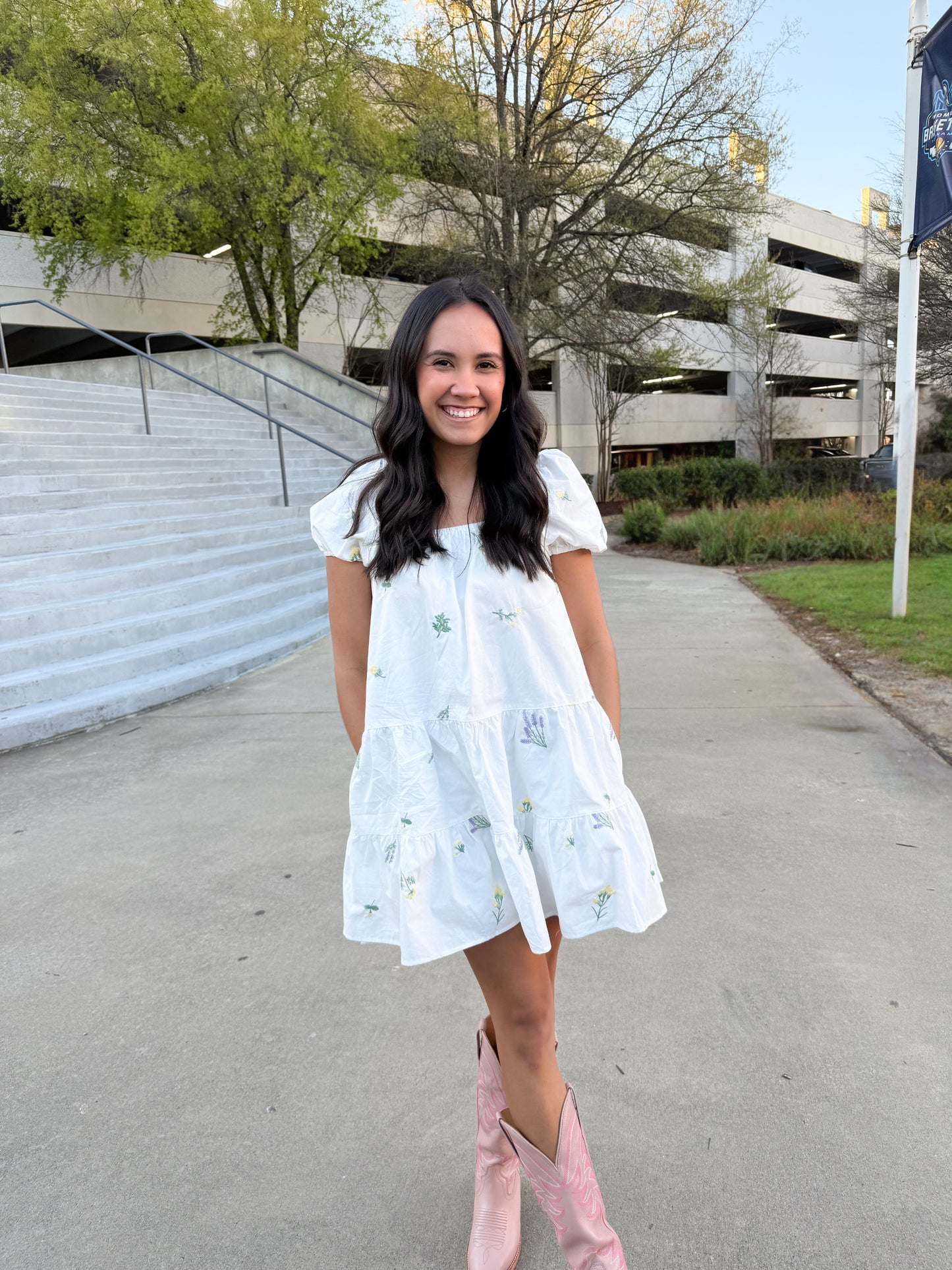Lavender Mini Dress