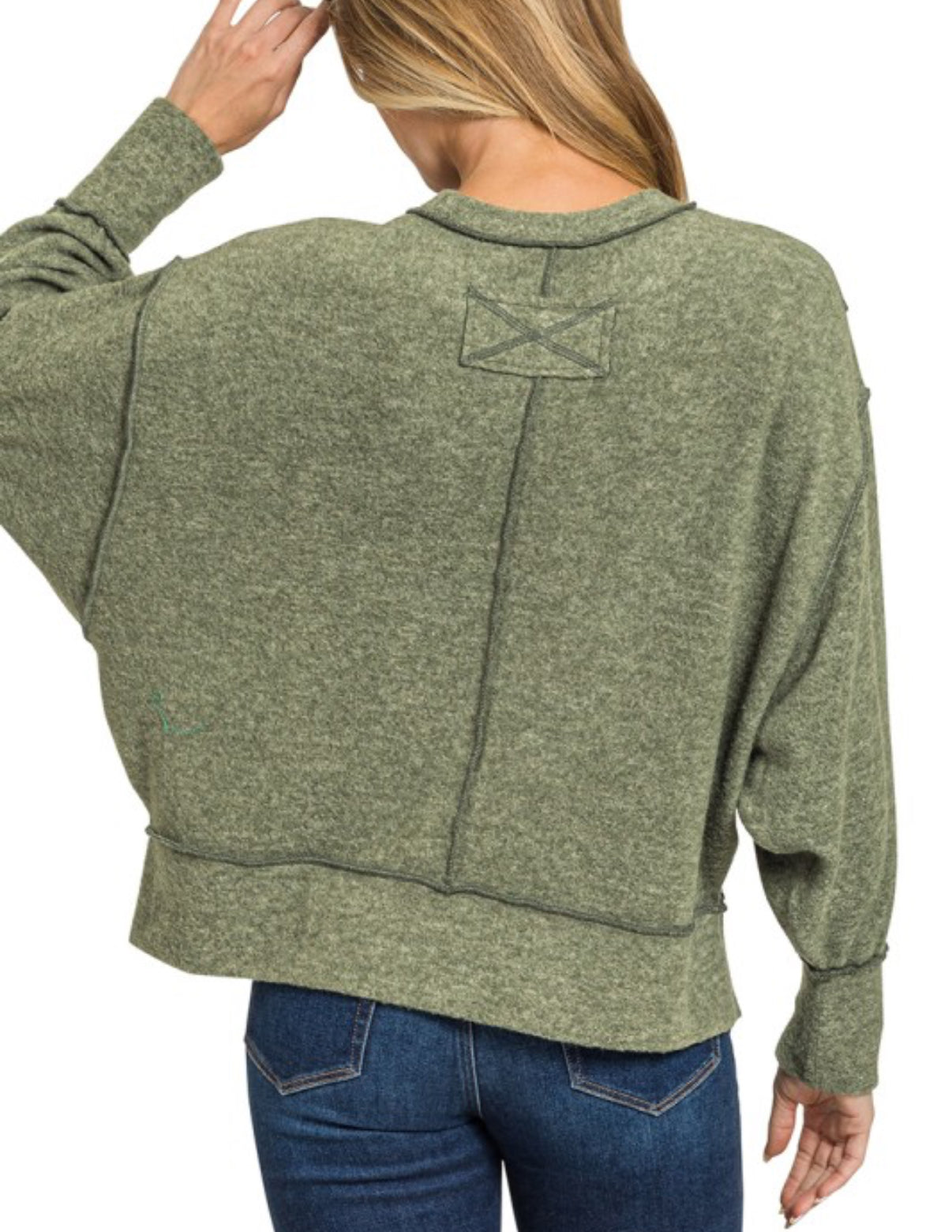 Olive Oversized Sweater