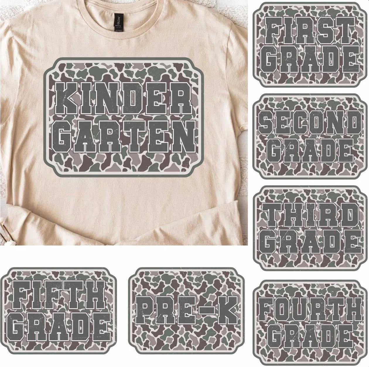 Camo Grade Level Tee