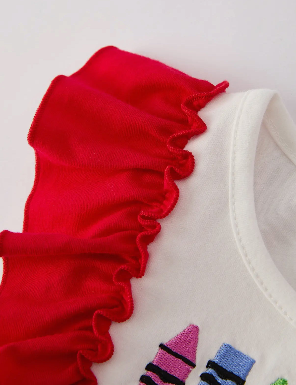 Crayon Embroidered Dress