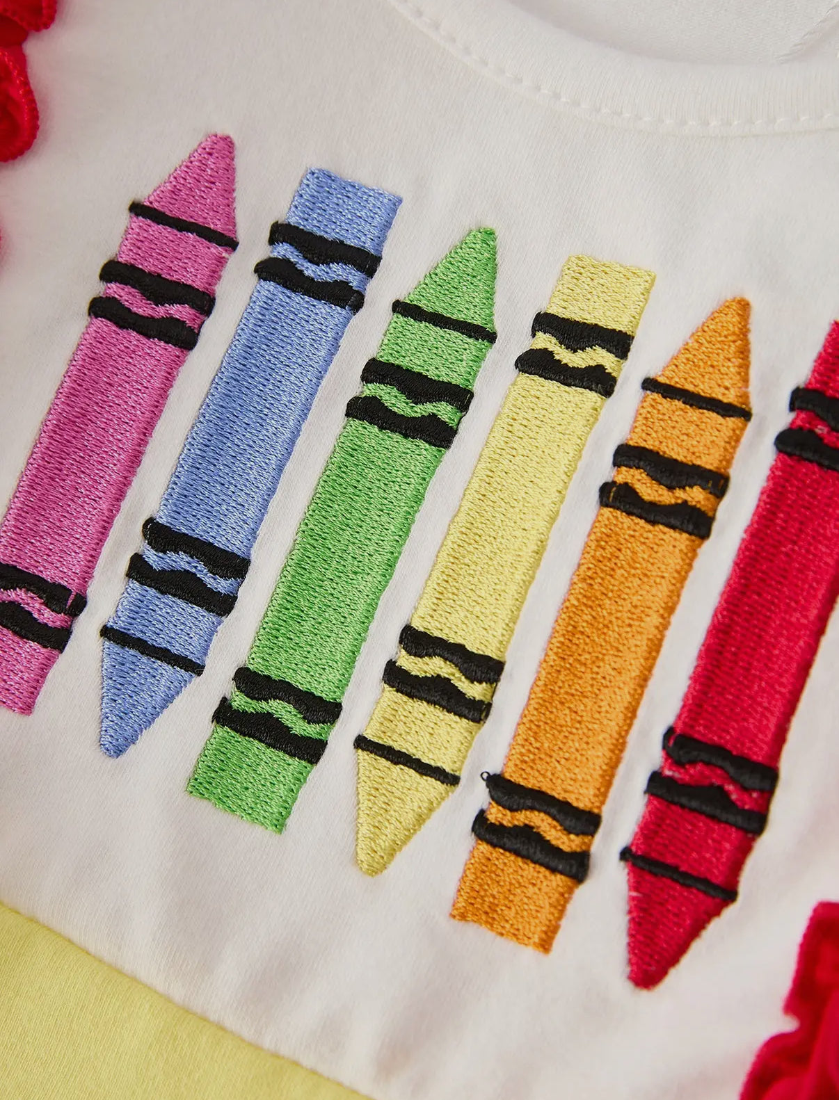 Crayon Embroidered Dress