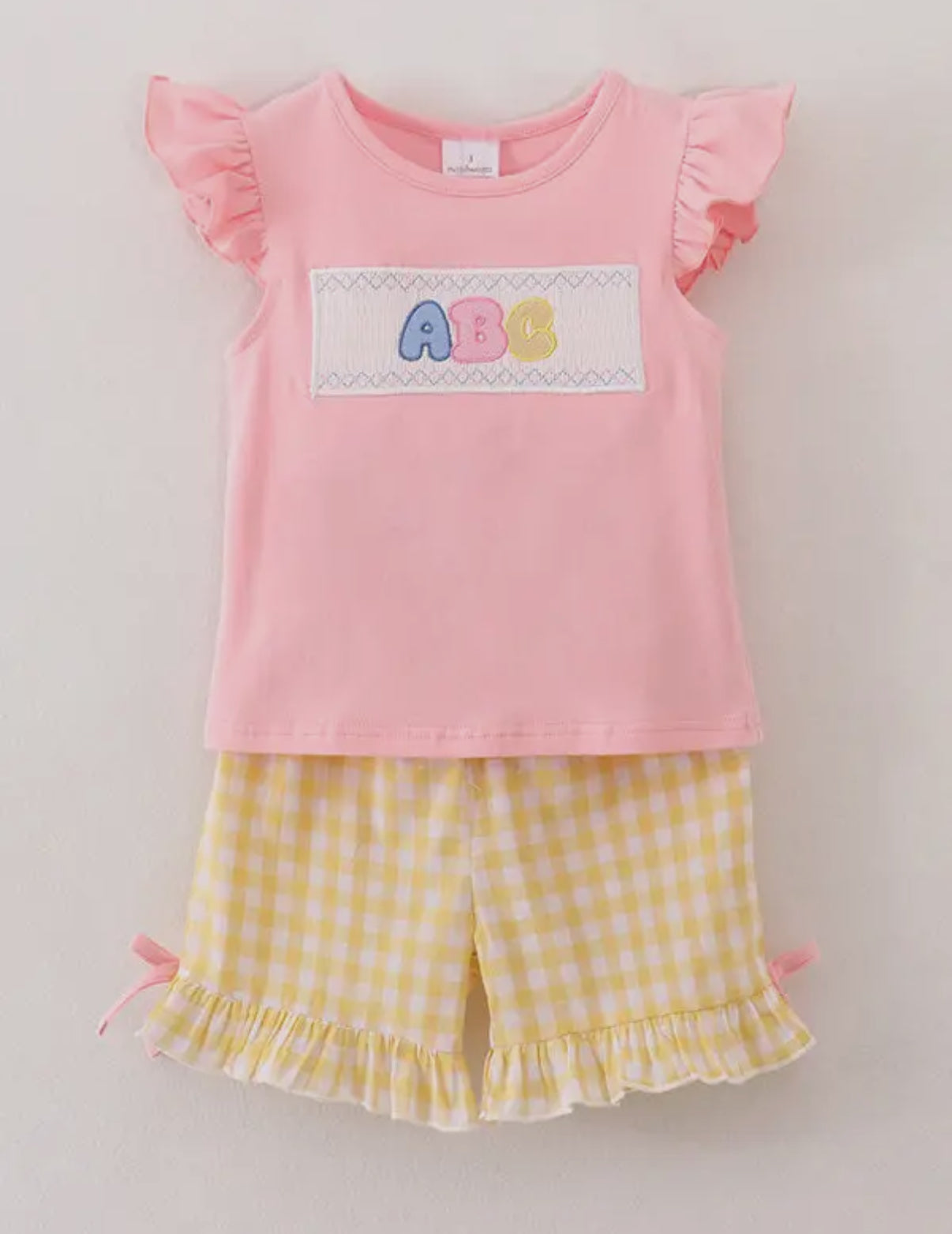 Girls ABC Ruffle Set