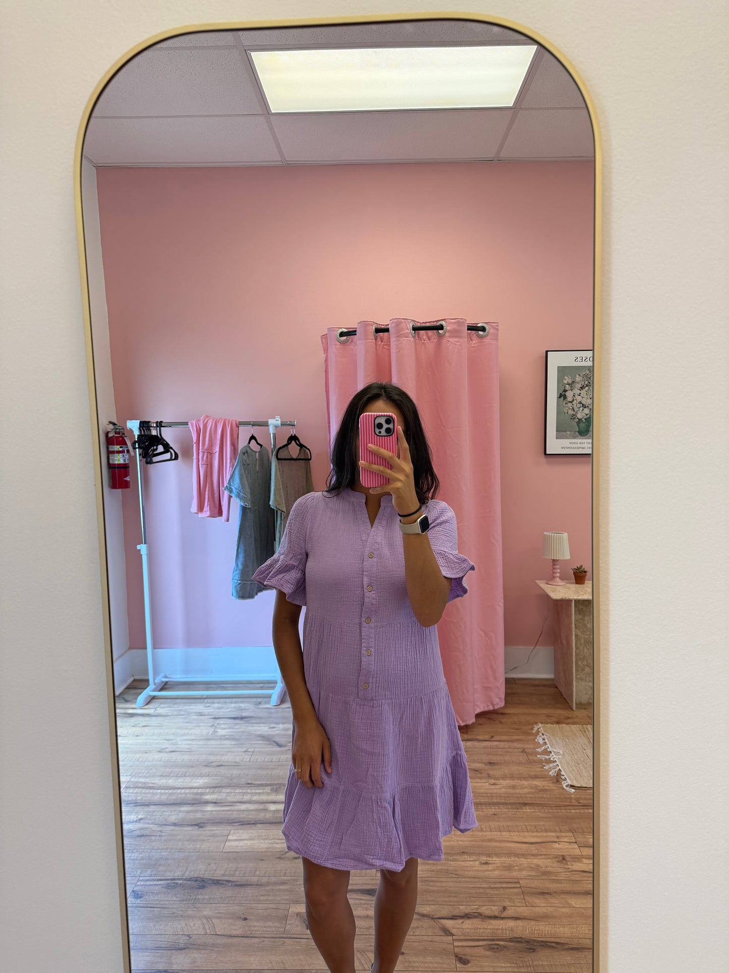 Baby Bell Sleeve Woven Dress