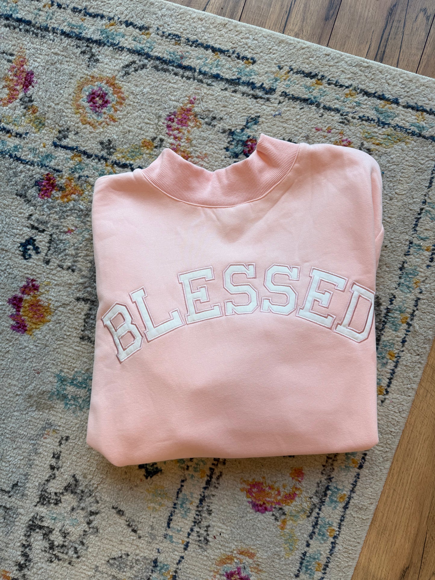 BLESSED Mockneck Sweatshirt