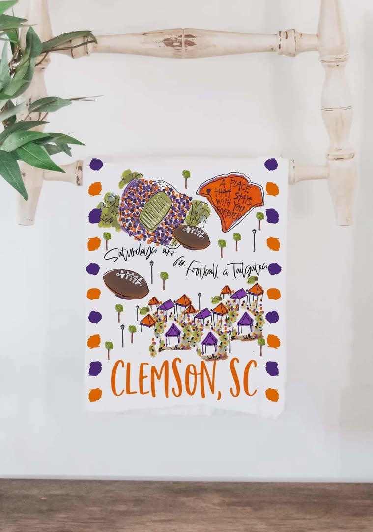 Clemson Tea Towel