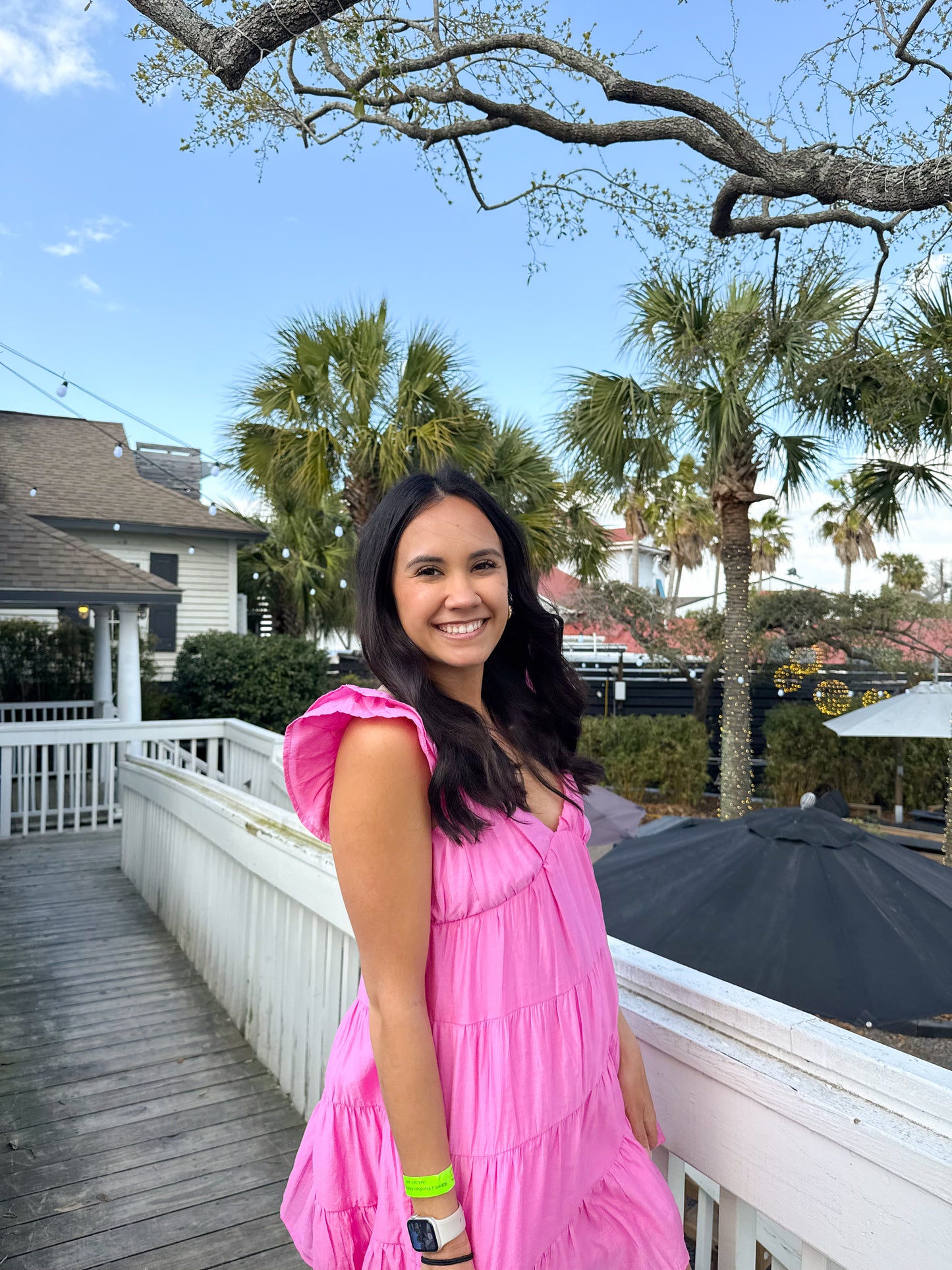 Tiered babydoll dress