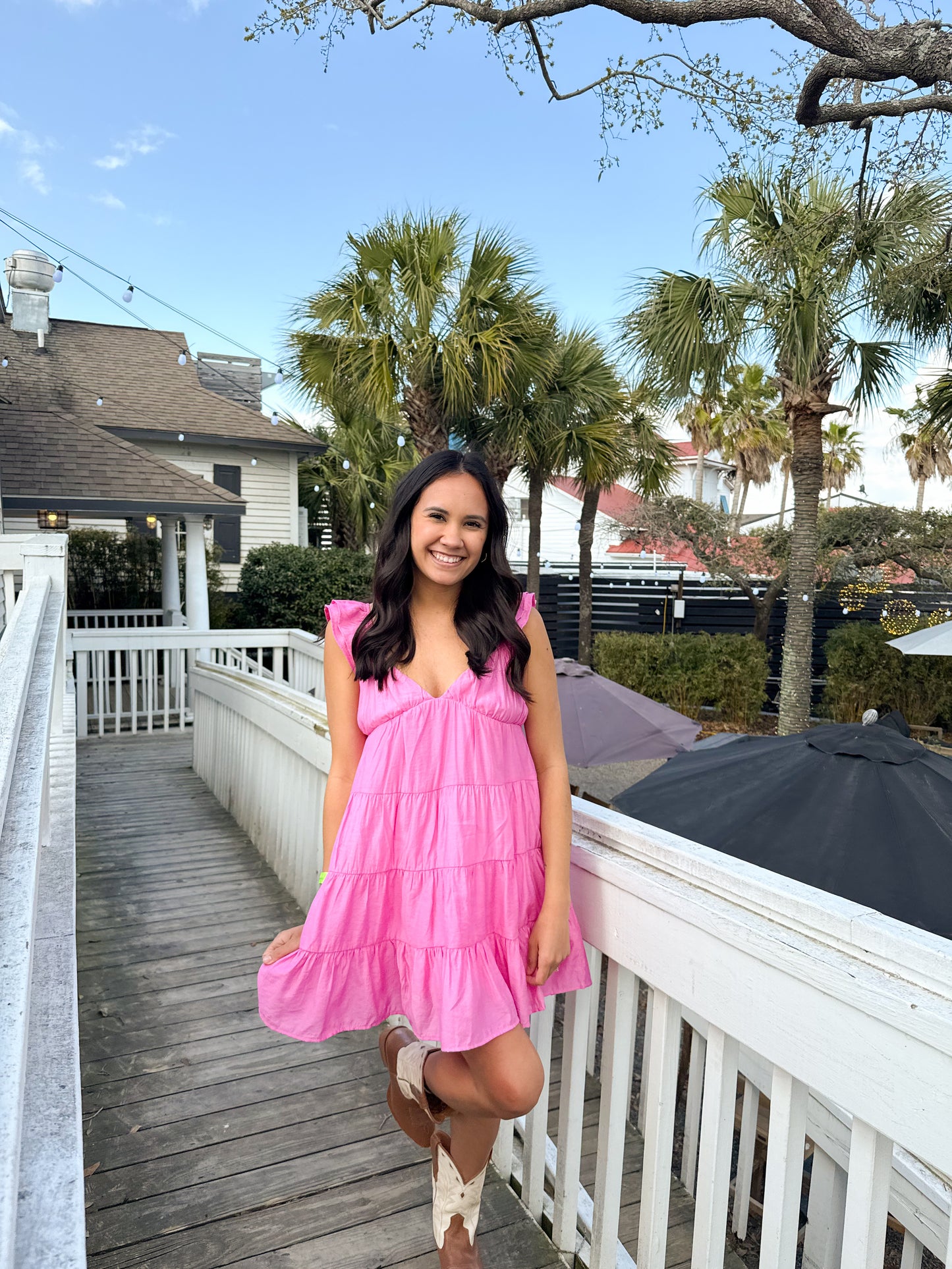 Tiered babydoll dress