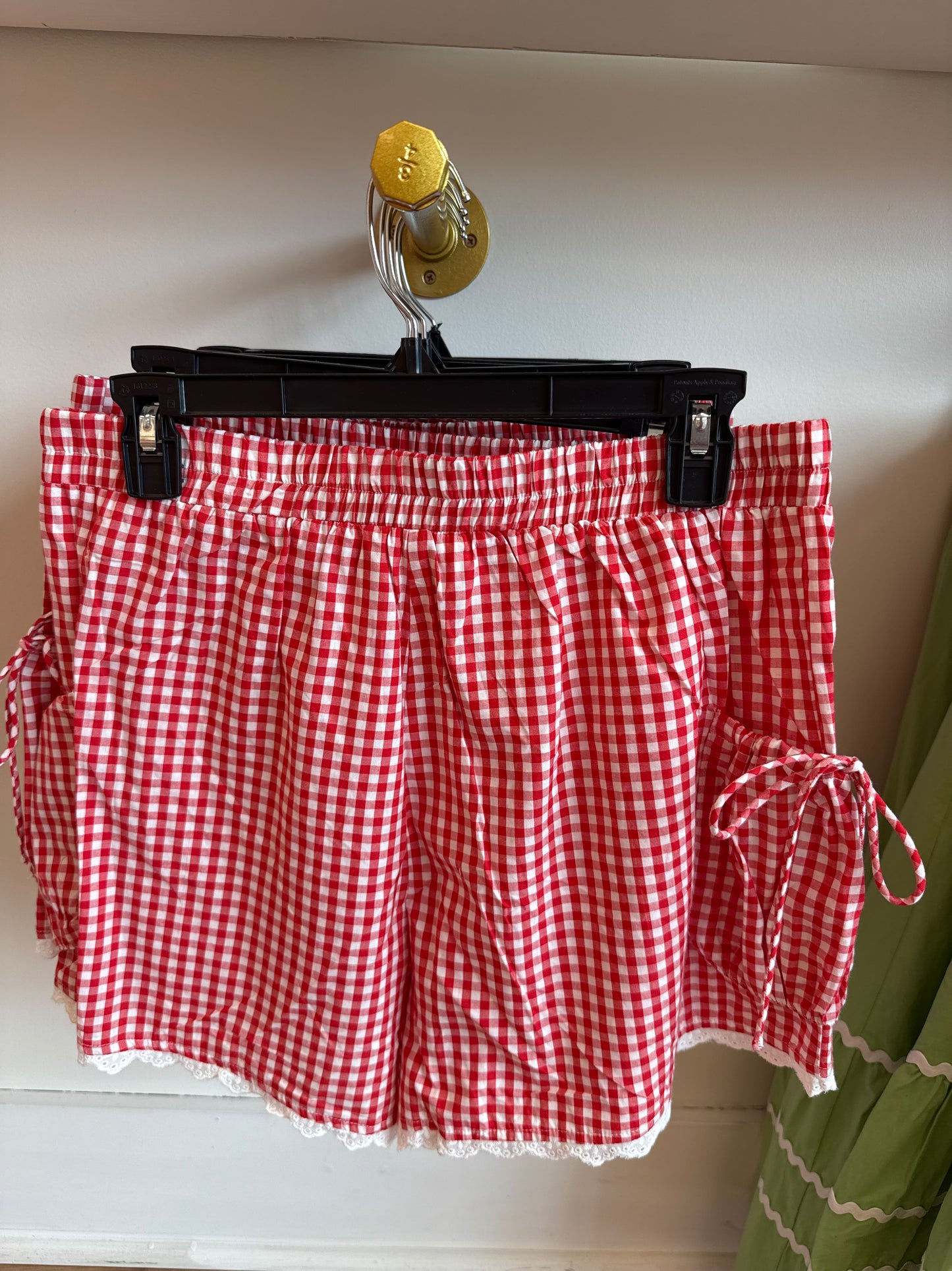 Red Gingham Shorts