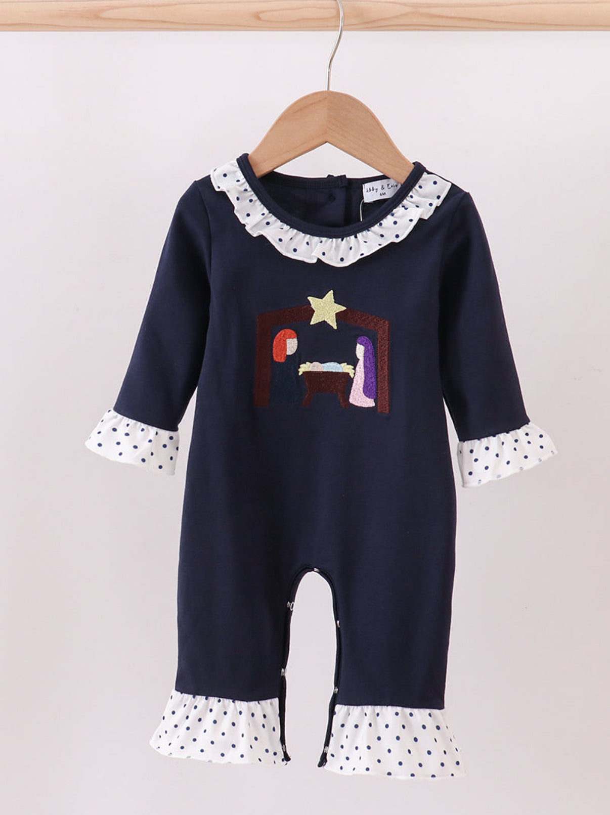 Nativity Ruffle Romper