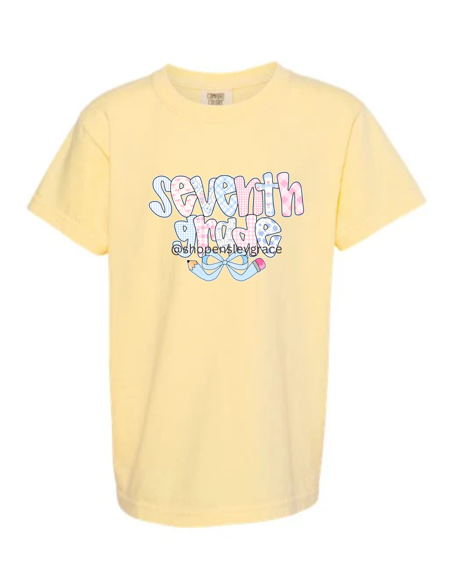 Pencil Bow Grade Level tee