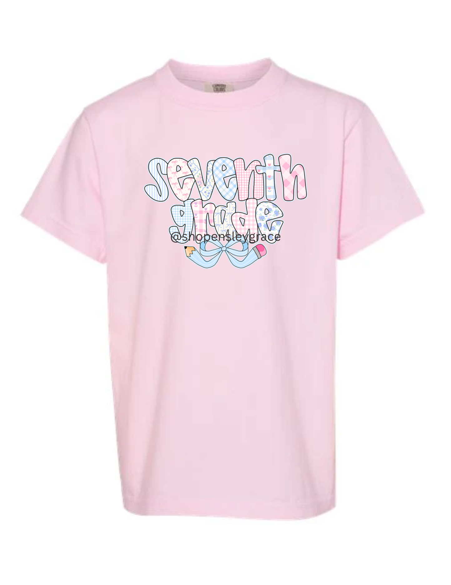 Pencil Bow Grade Level tee
