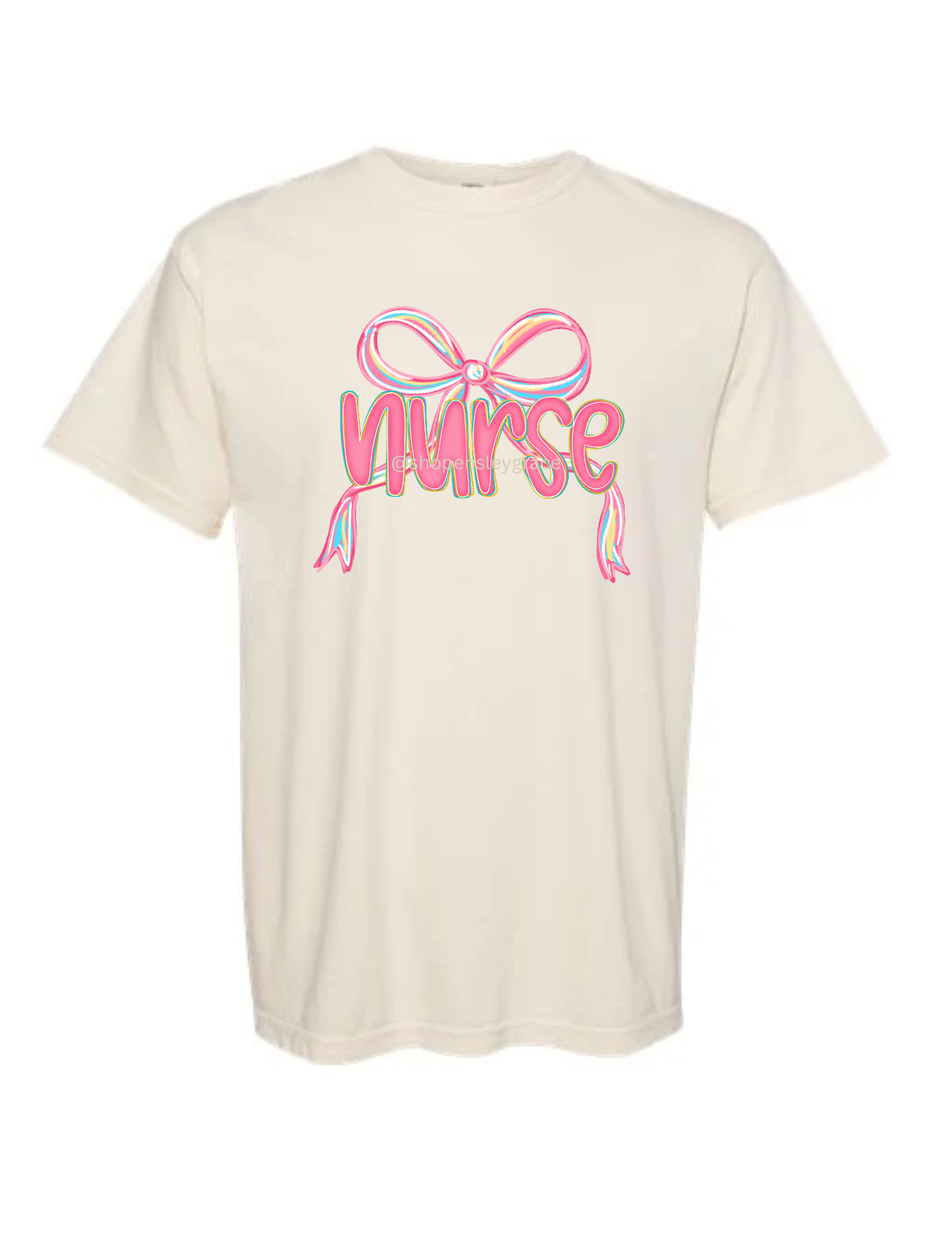 Nurse with Pink Bow
