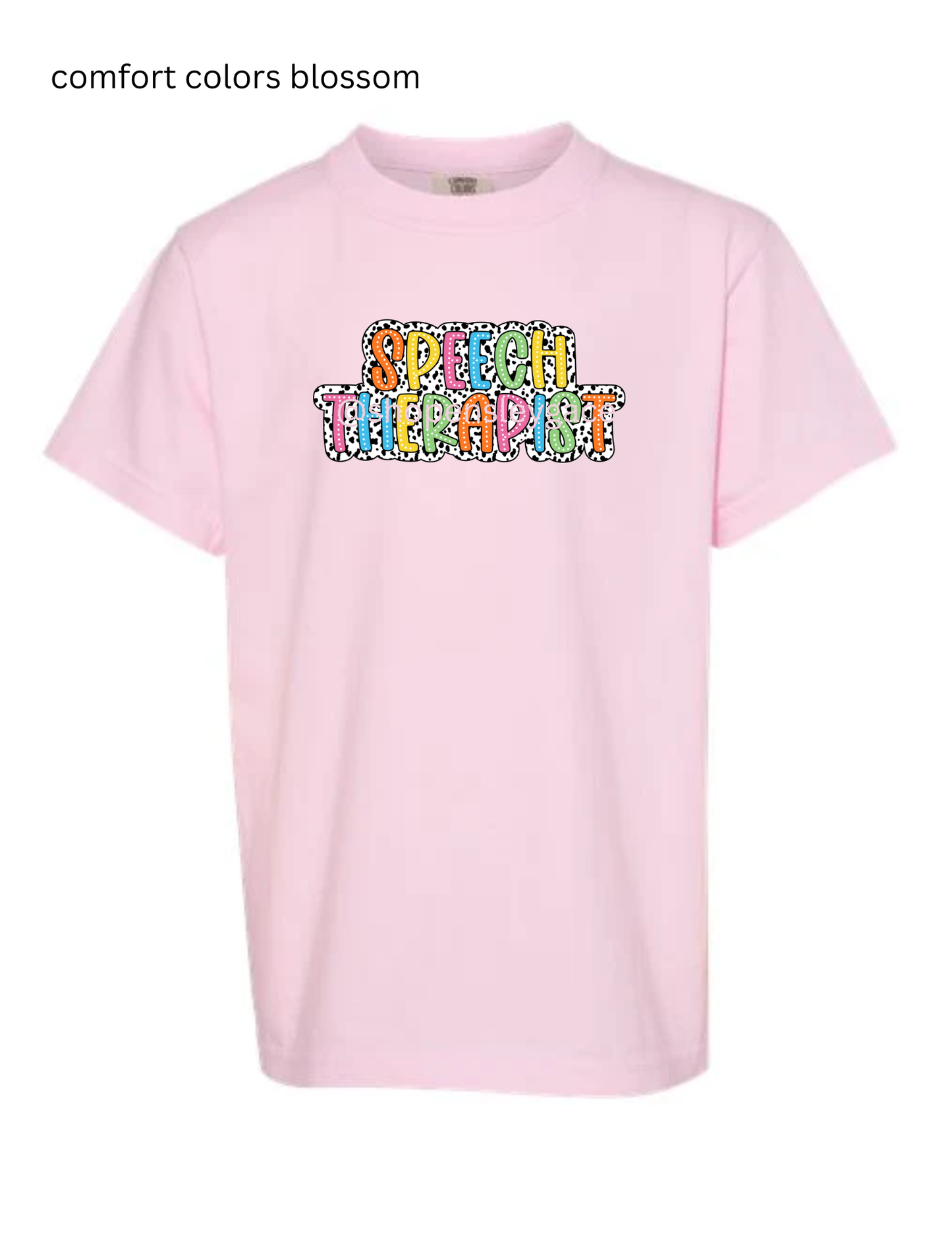 Speech Therapist Dalmatian Tee