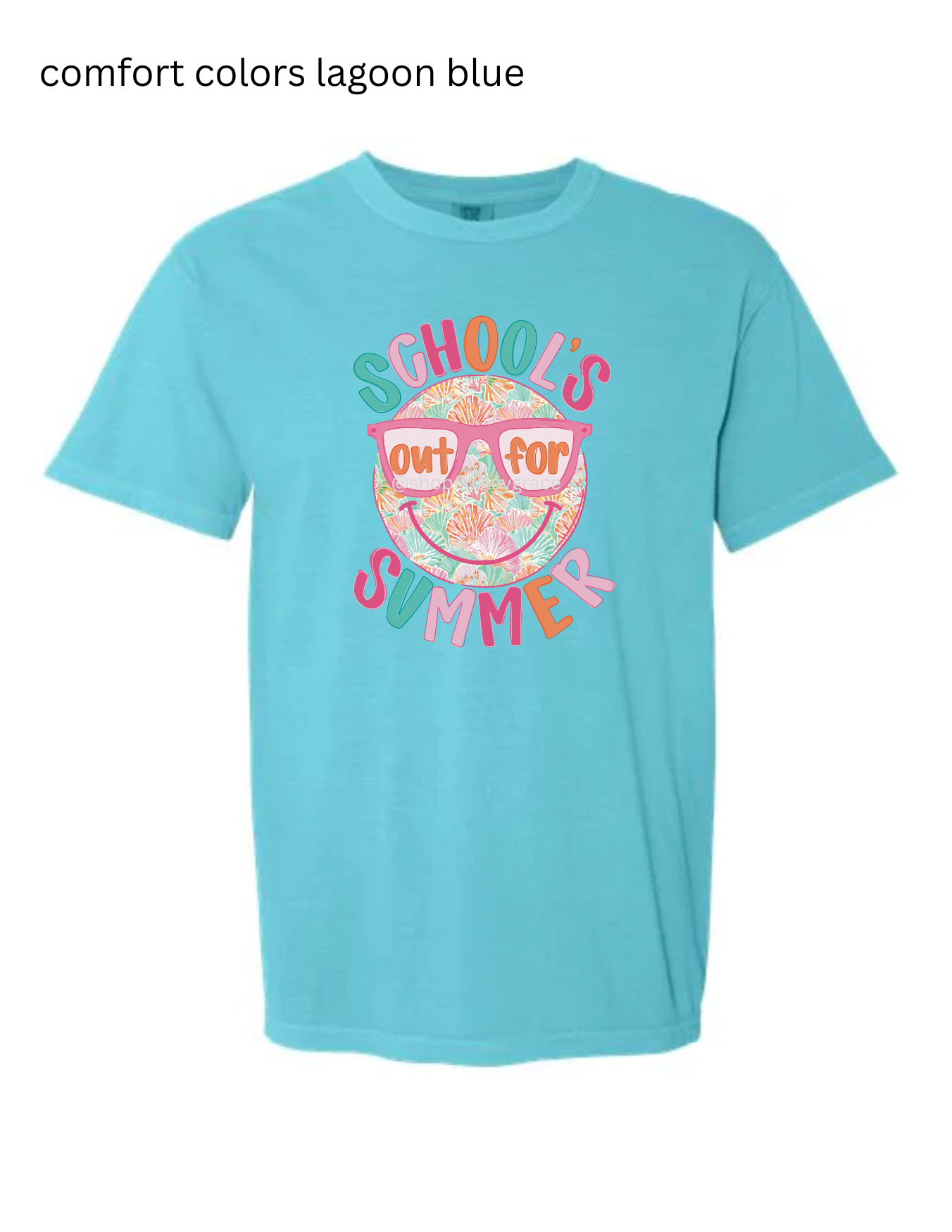 School's Out For Summer Smiley Tee