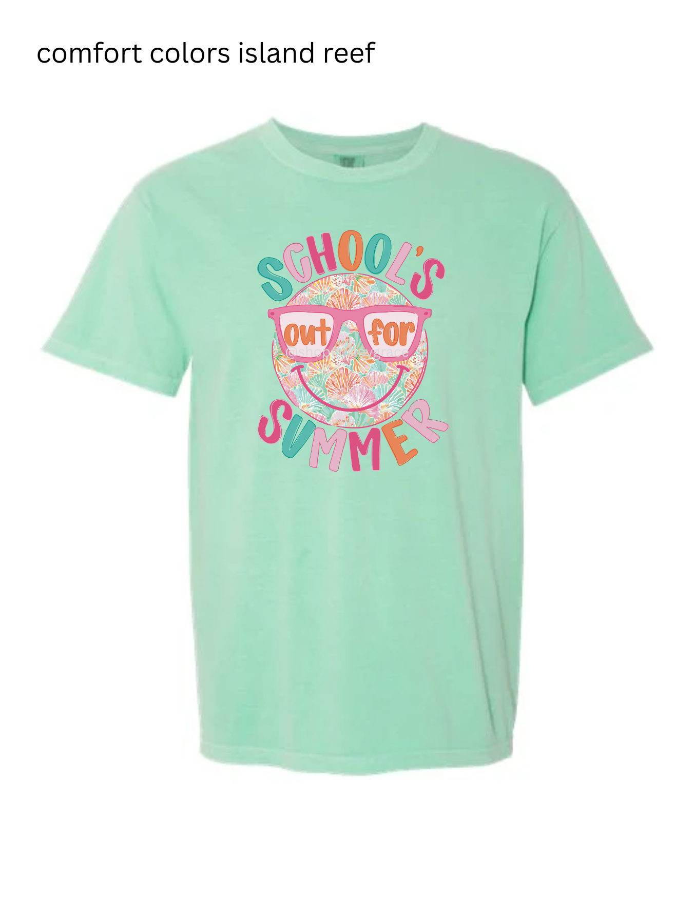 School's Out For Summer Smiley Tee