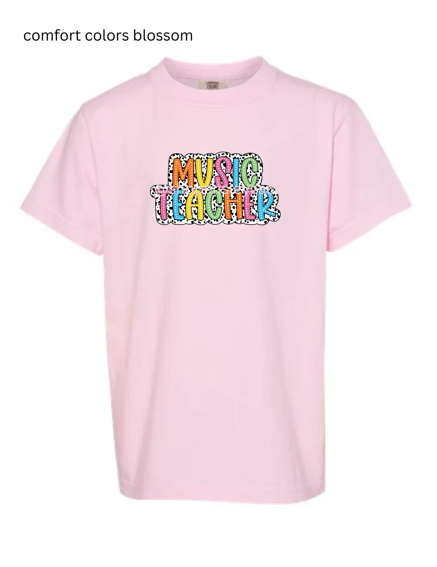 Music Teacher Dalmatian Tee