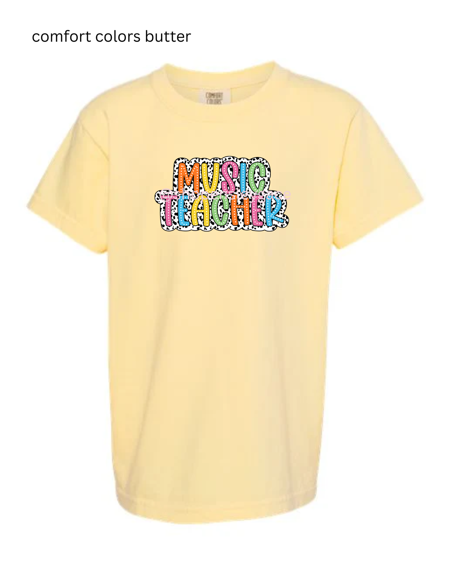 Music Teacher Dalmatian Tee