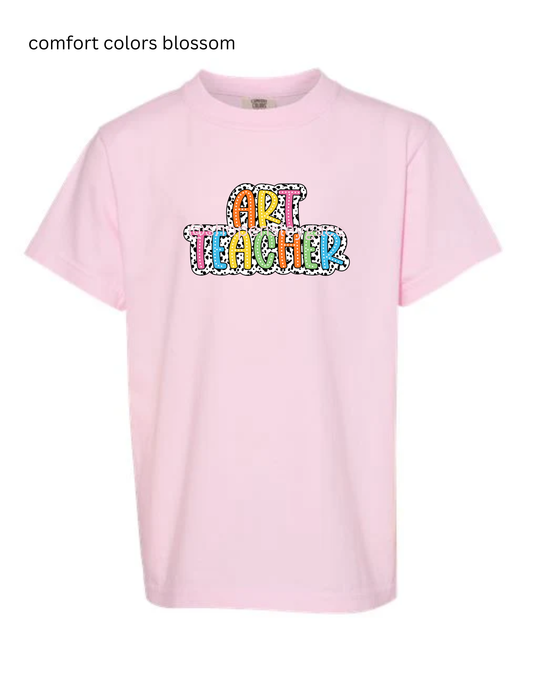 Art Teacher Dalmatian Tee
