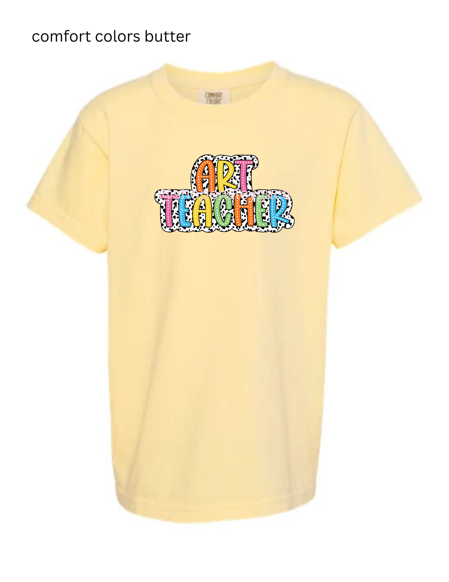 Art Teacher Dalmatian Tee