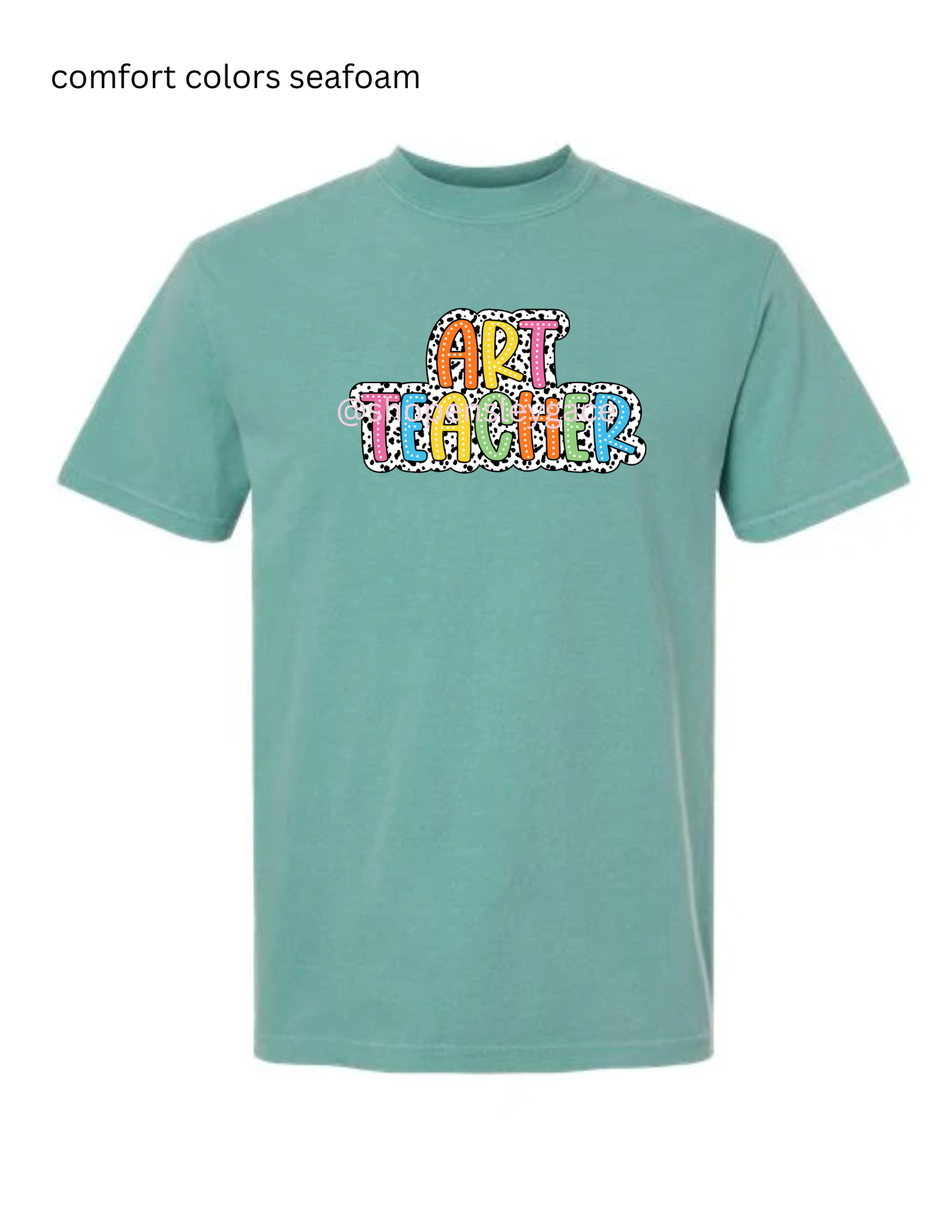 Art Teacher Dalmatian Tee