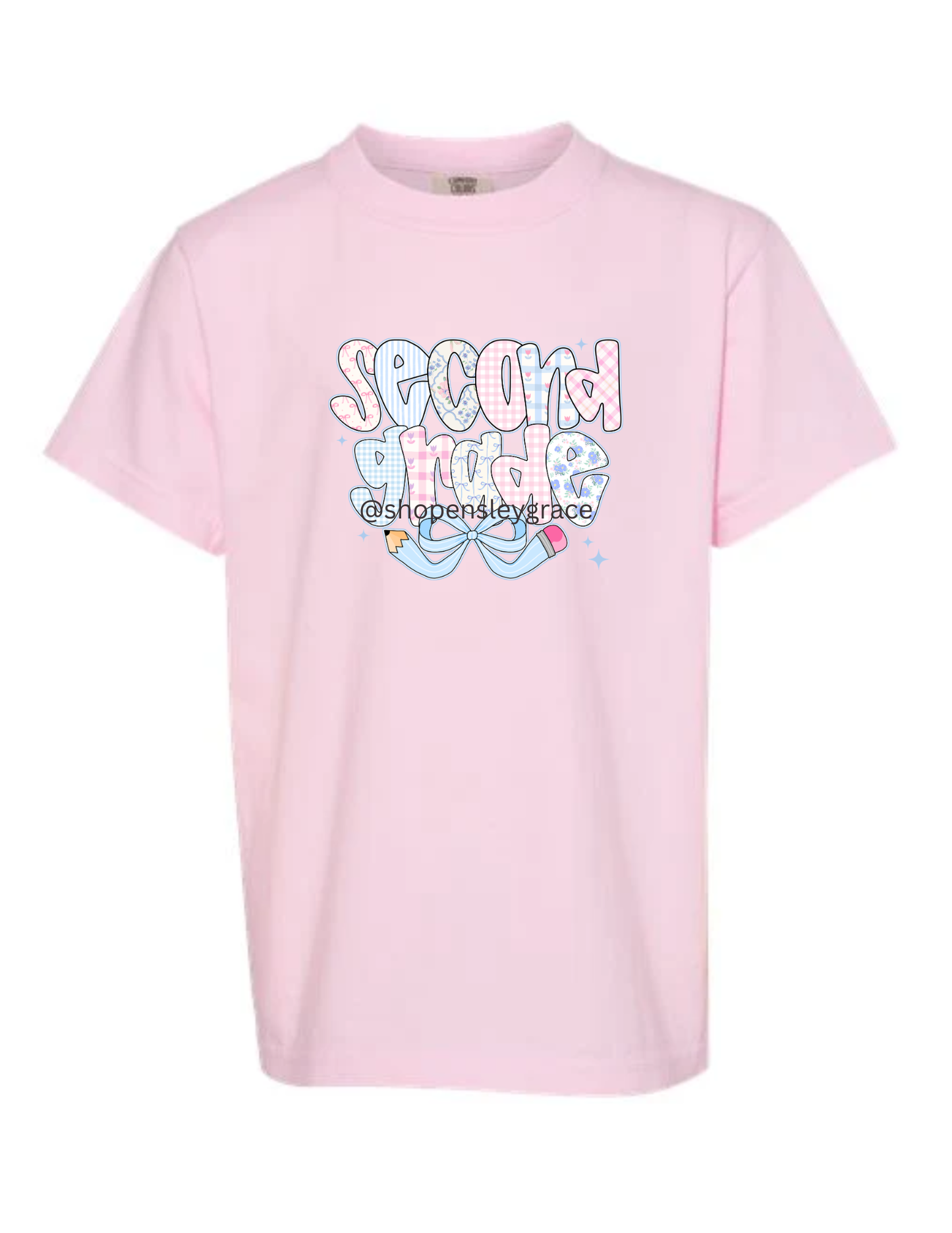 Pencil Bow Grade Level tee