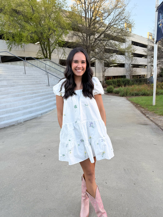 Lavender Mini Dress