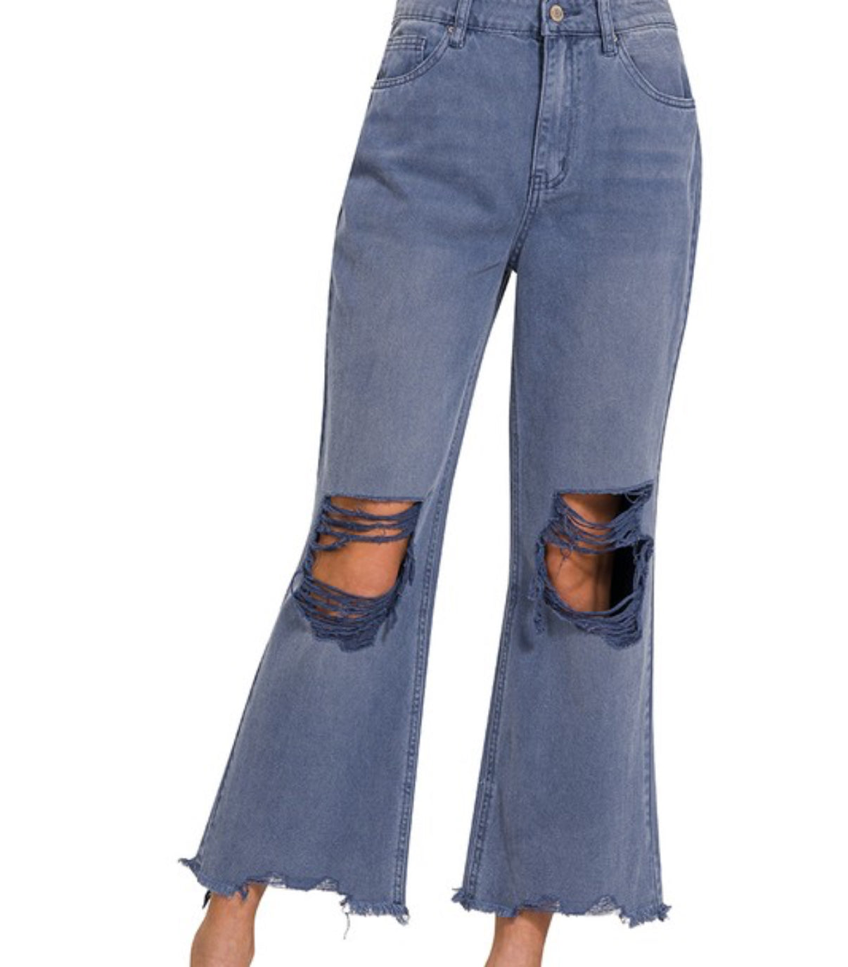 Zenana Distressed Jeans