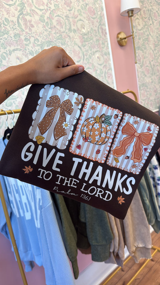 Give Thanks Crewneck