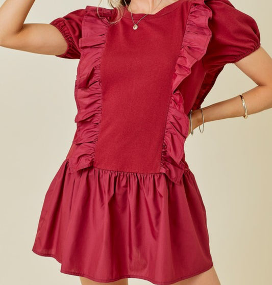 Ruffle Detail Dress