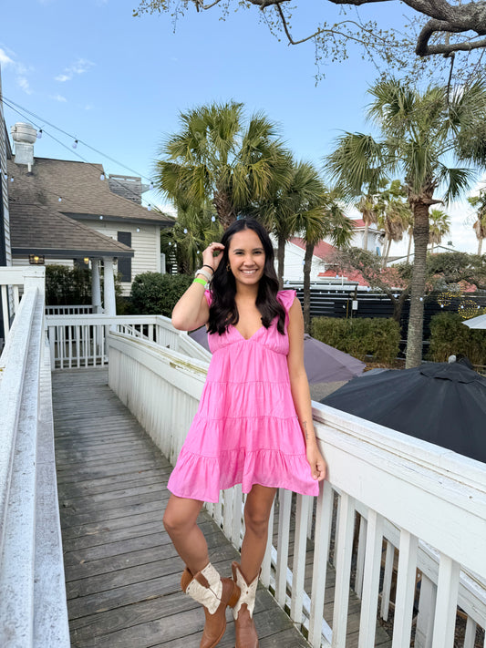 Tiered babydoll dress