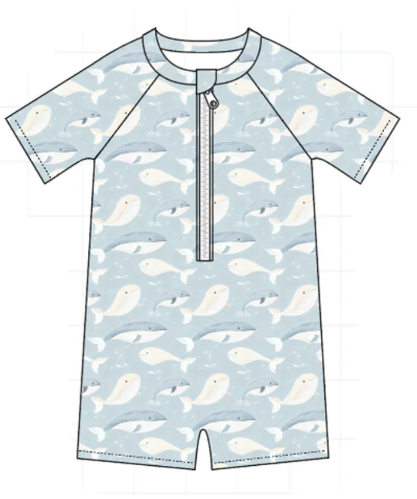 Boy’s Whale Swimsuits