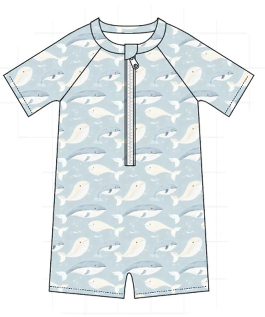 Boy’s Whale Swimsuits