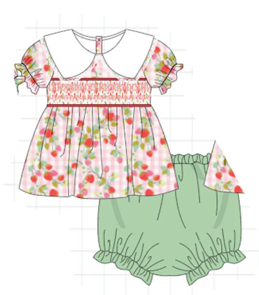 Strawberry Smocked