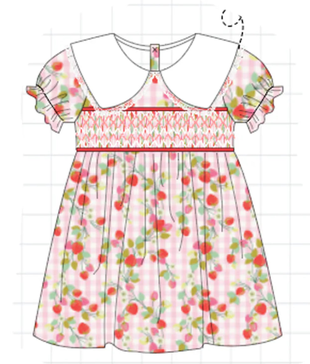 Strawberry Smocked