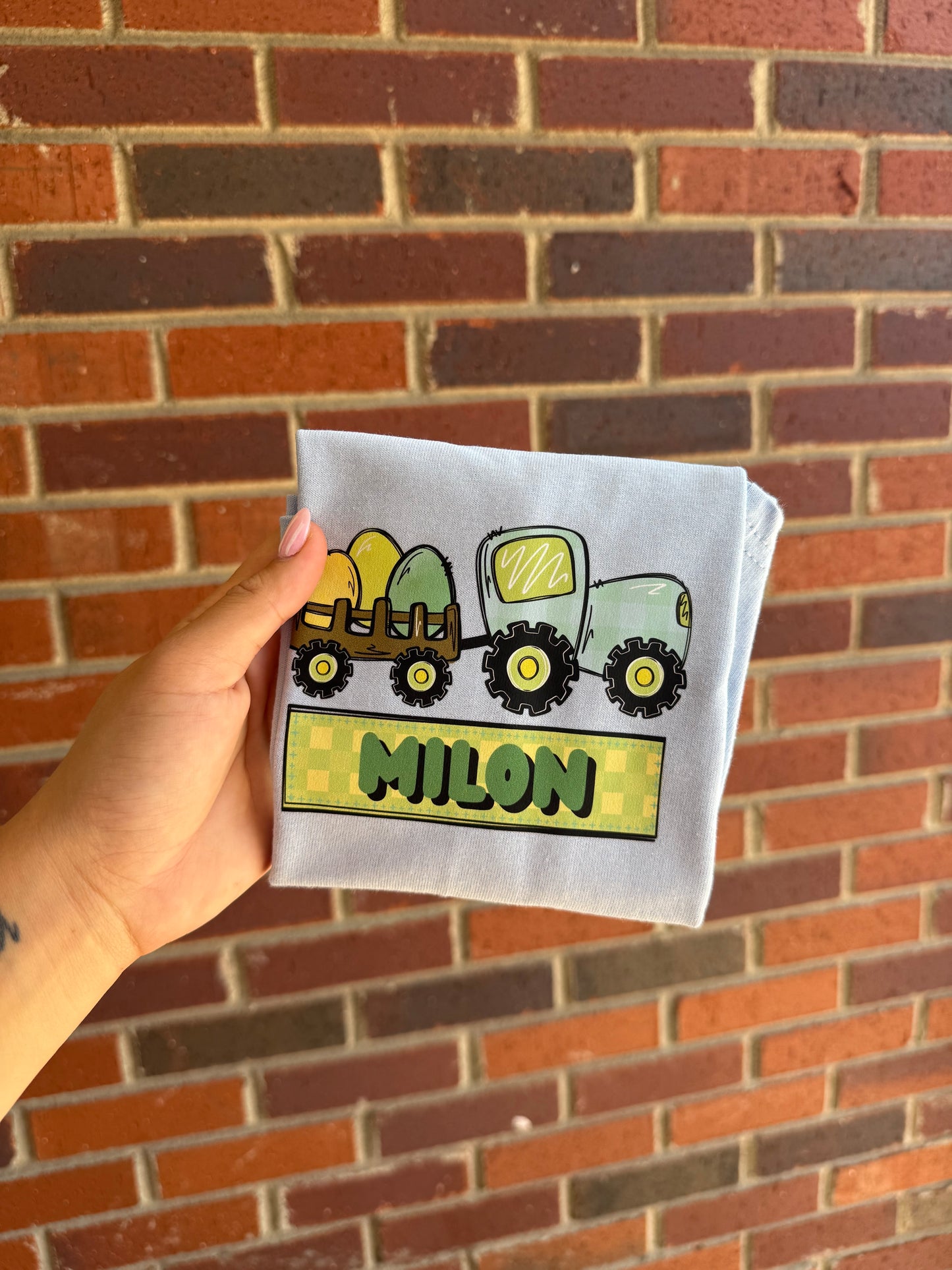 Easter Tractor tee