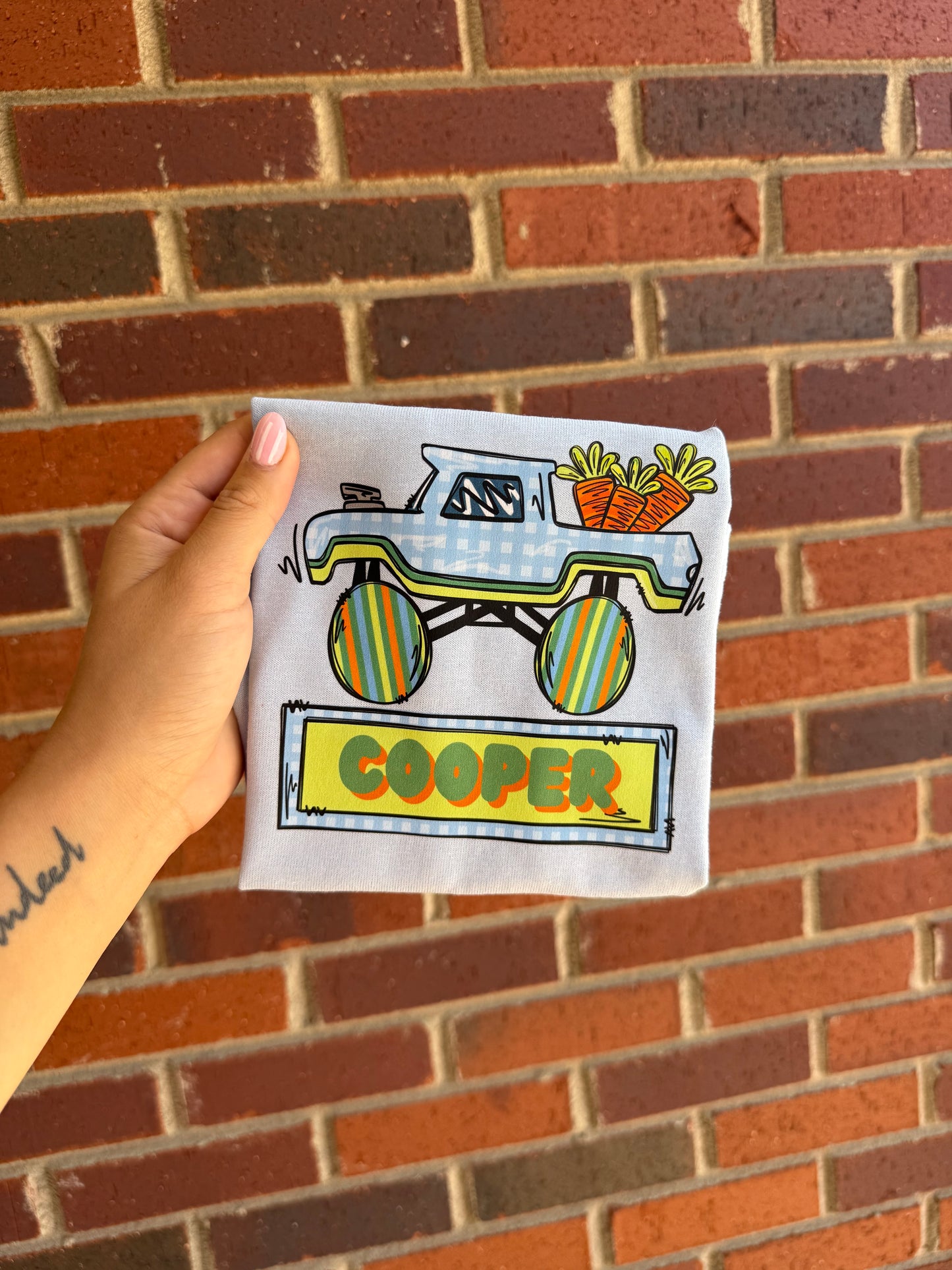 Easter Tractor tee