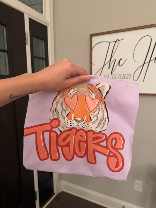 Tigers with Heart Eyes
