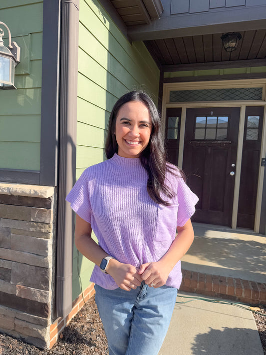 Rib Knit Sweater Top
