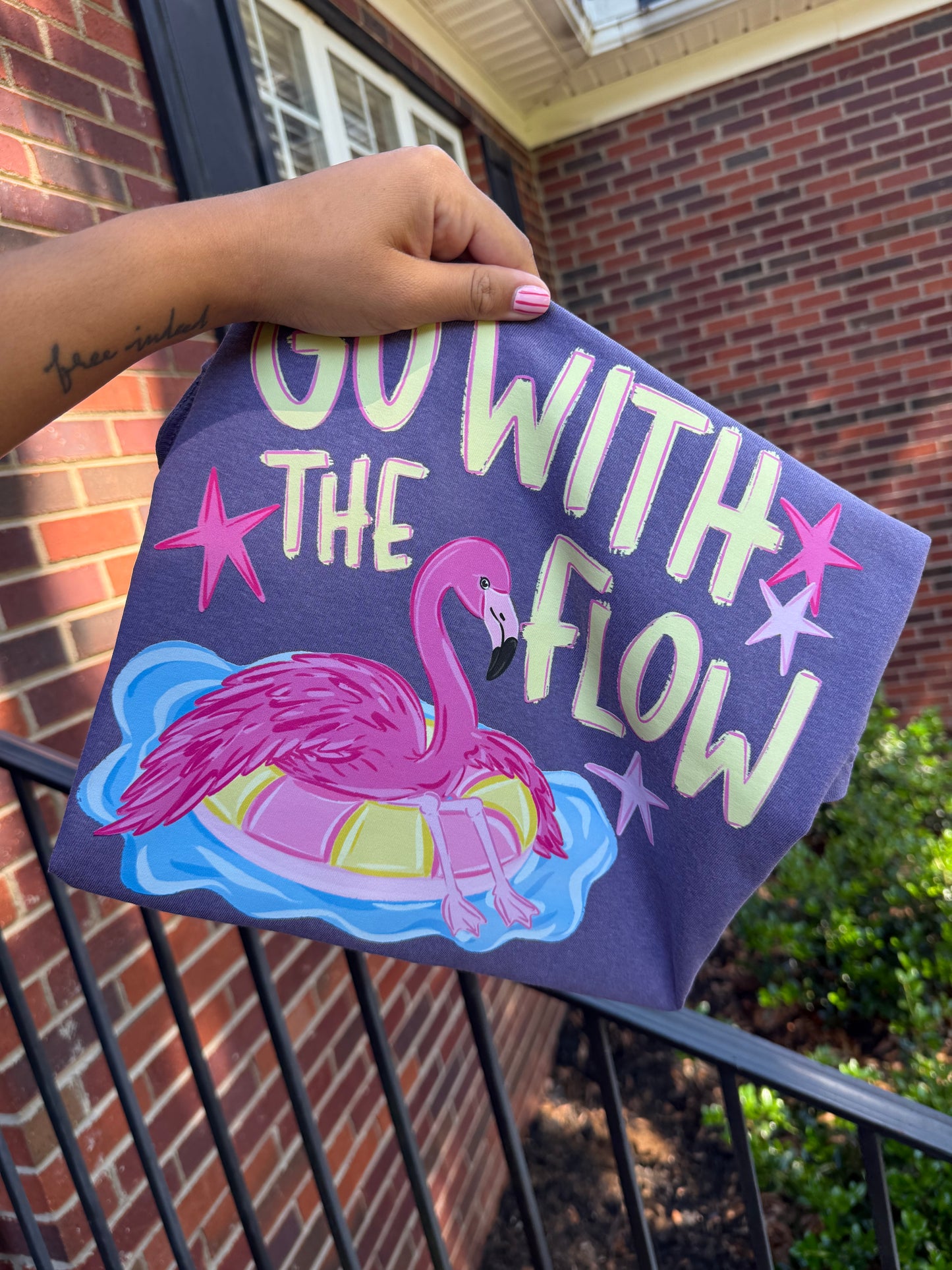 Go With the Flow tee