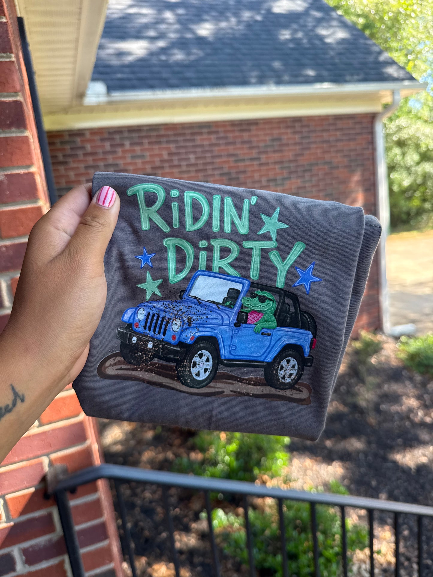 Riding Dirty tee