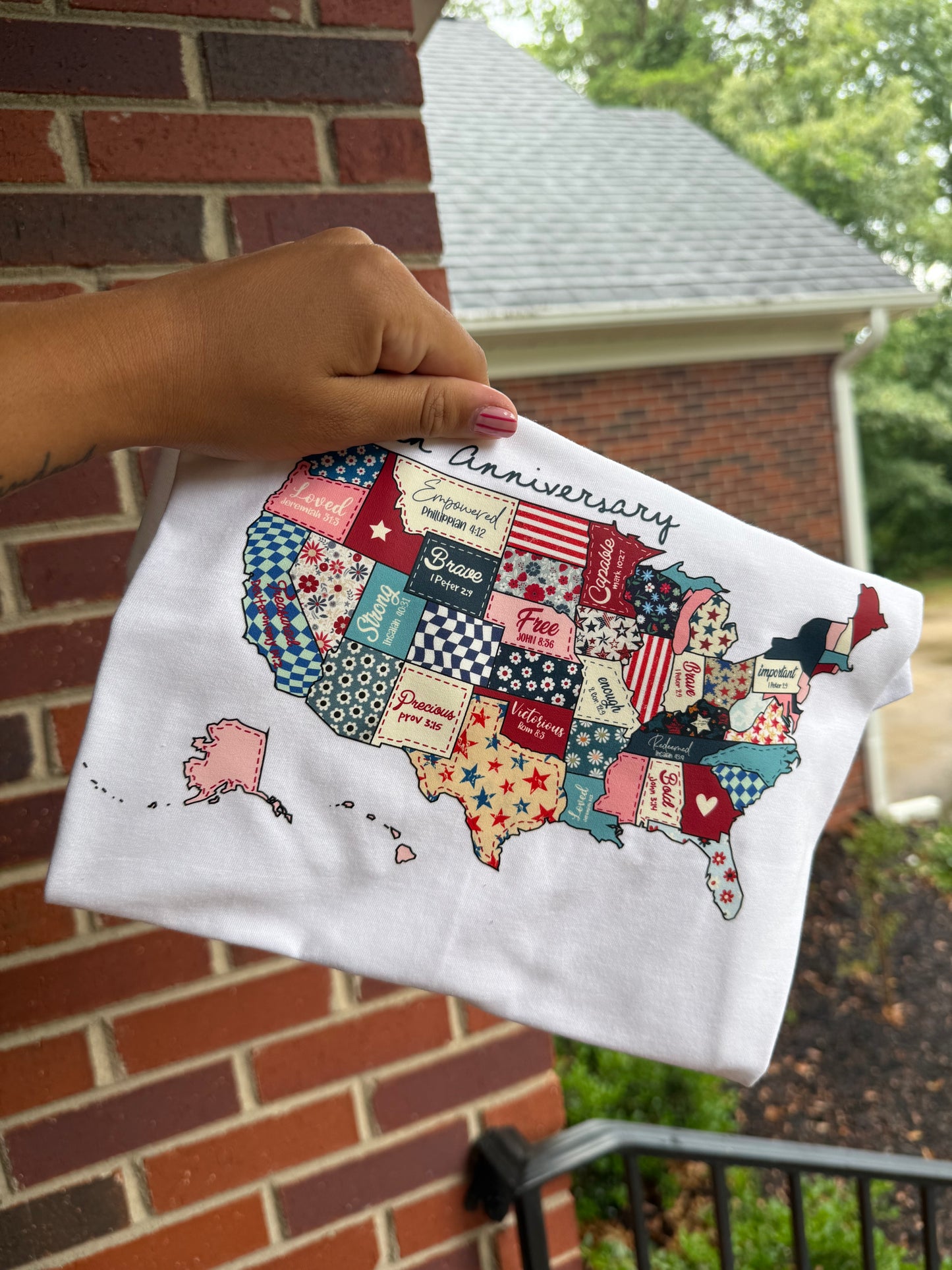 250th Map Tee